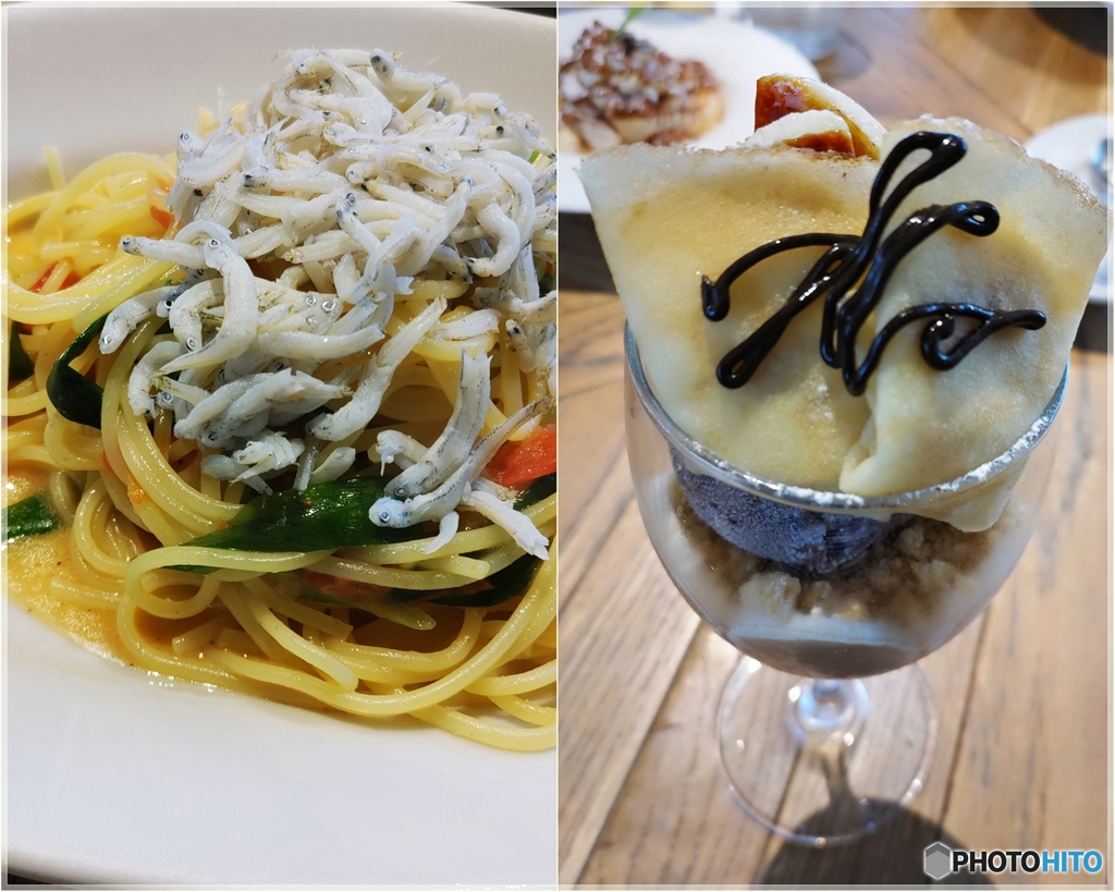 パスタとドルチェ