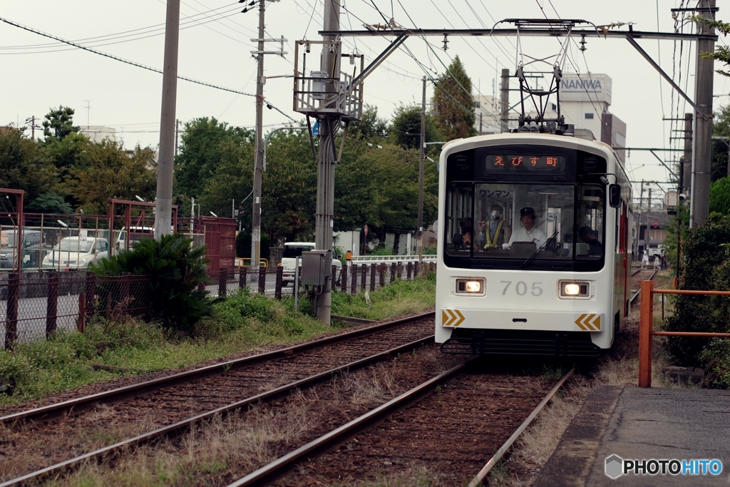 帰りのチン電♪