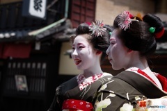 舞妓さん談笑