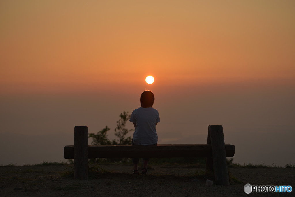 いつまでも眺めたくなる夕日