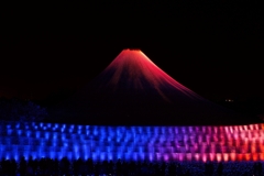 冬華の競演～紅富士～