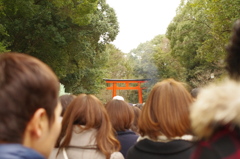下賀茂神社で初詣