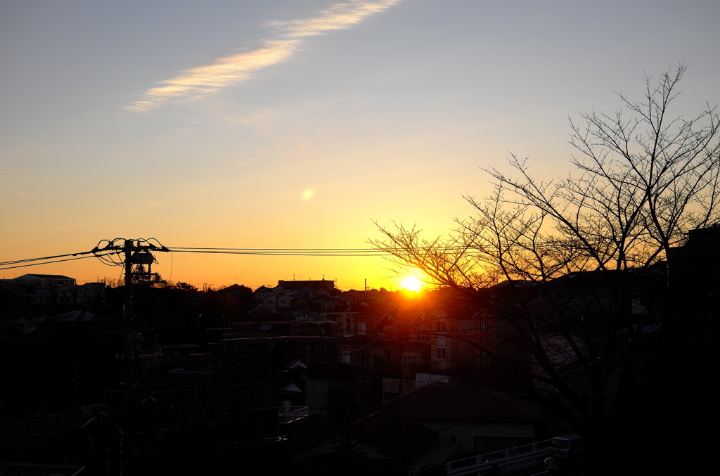 The Sunrise in Winter