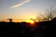 The Sunrise in Winter