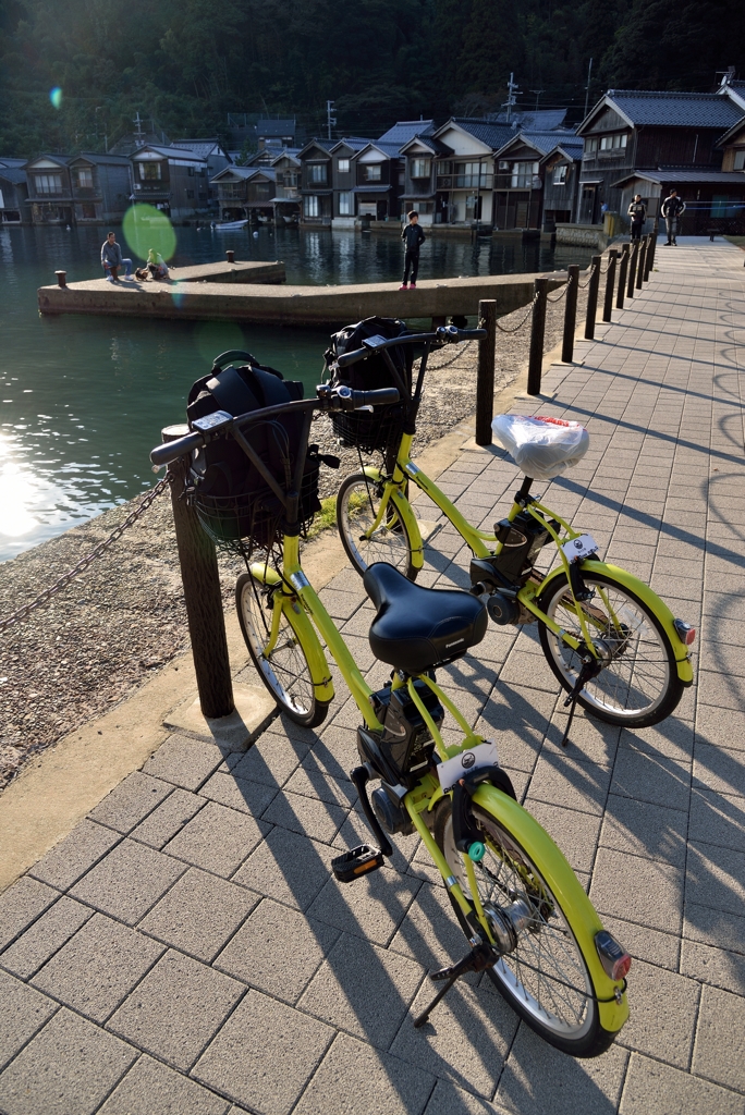 サイクリングの途中で