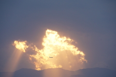 雲の切れ間