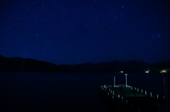 深夜の中禅寺湖