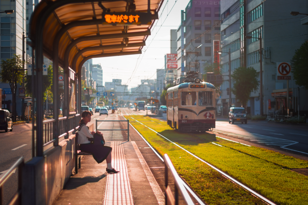 路面電車の走る街 By Ami Sadday Id 写真共有サイト Photohito