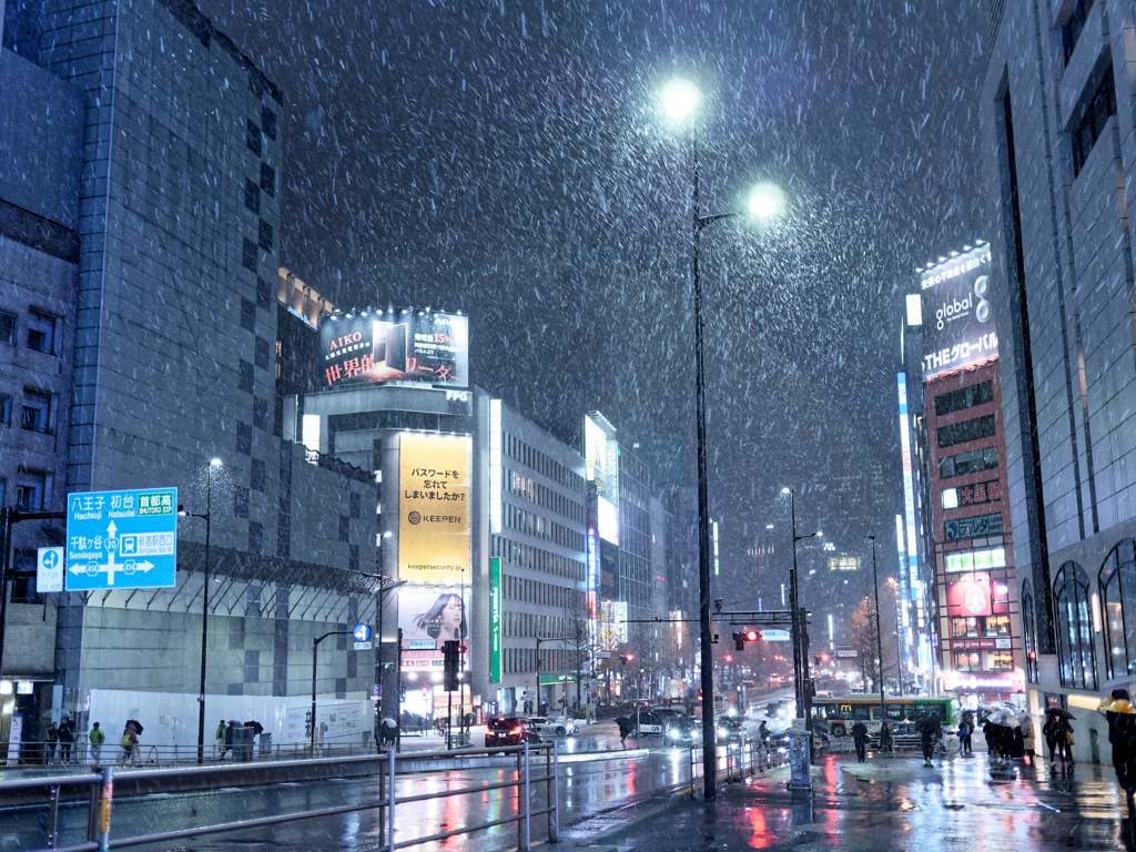 新宿に舞い降りる