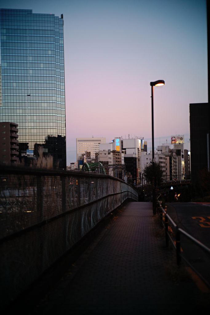 大晦日散歩の終わりに