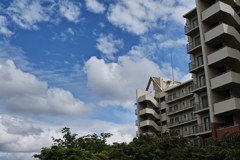 空は青いが身動き取れない