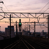 茂原の夕景