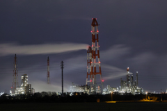 風の強い神栖の夜