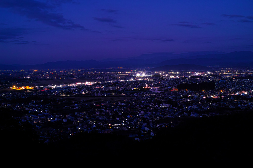 故郷の夜景も悪くない