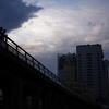 雨上がりの夕空