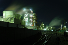 寒い日の冷却塔（ｆｐ）