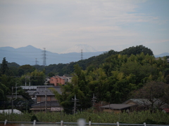 富士山が見える 富士山が見える