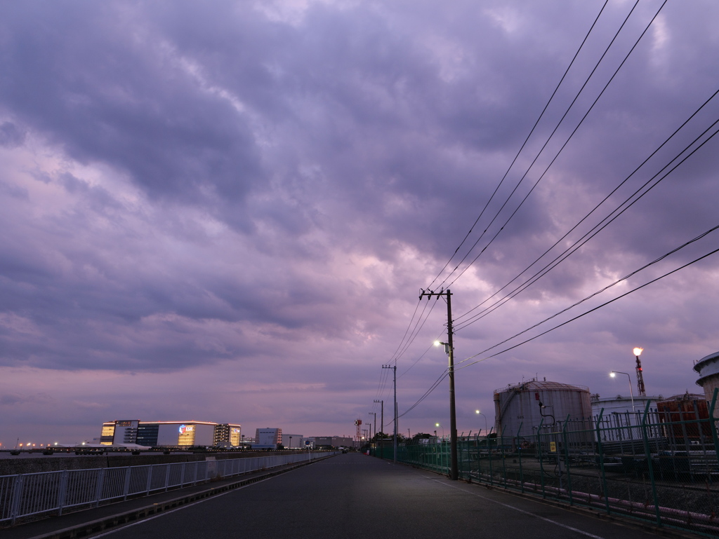 浮島の夕暮れ