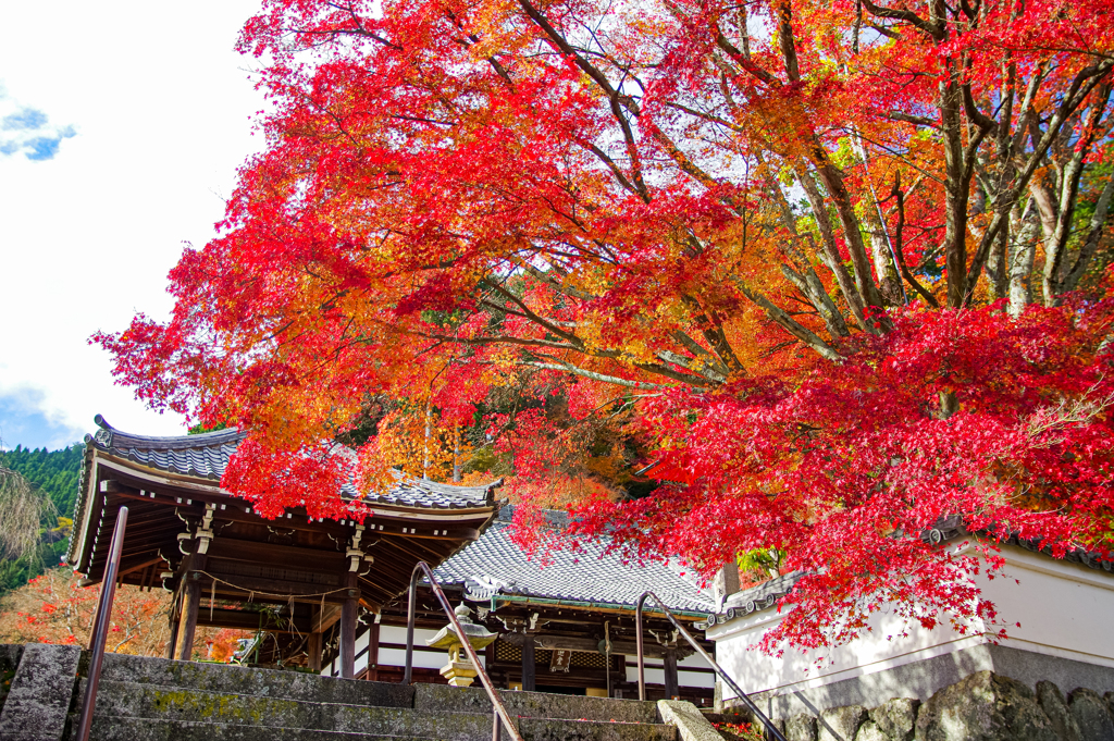 山寺の鐘楼