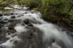 蓼科大滝下の渓流