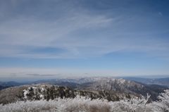 御在所岳より望むアルプス連山