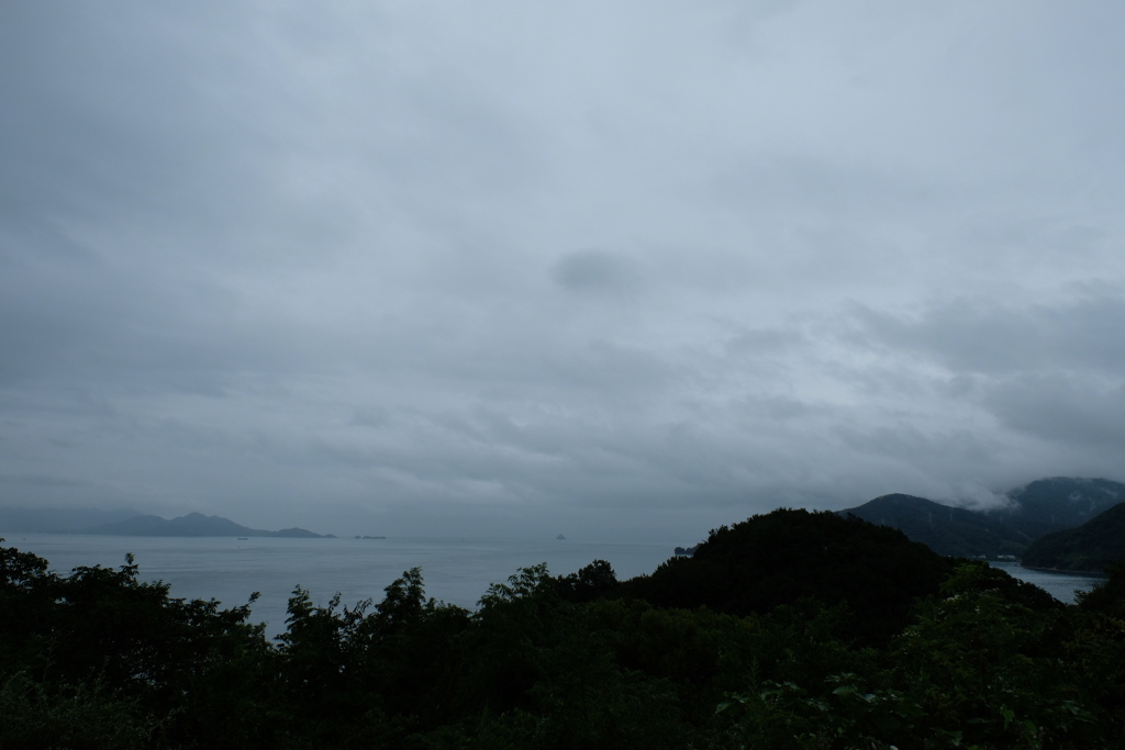 あいにくの雨