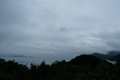 あいにくの雨