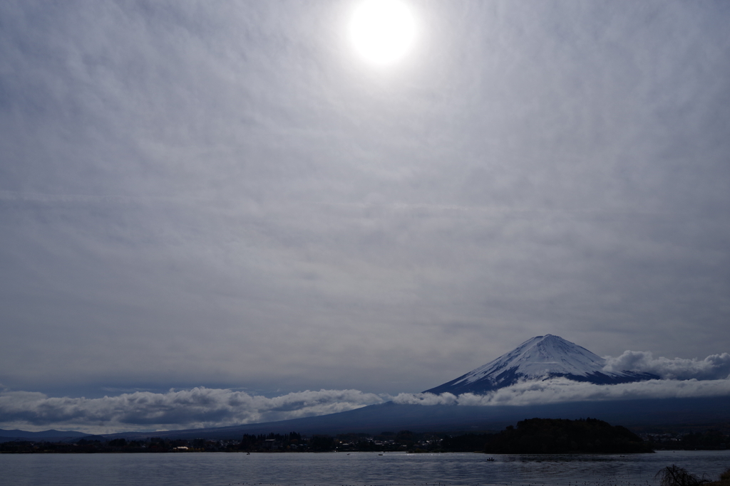曇り富士山