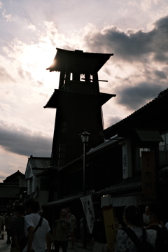 夕陽での時の鐘