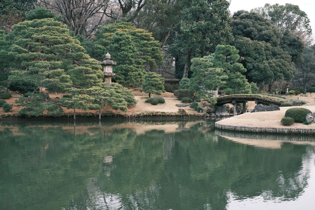 冬の庭園散歩