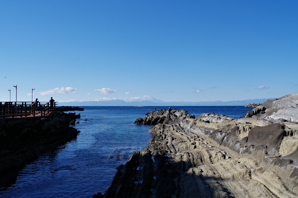 城ヶ島から富士