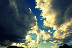 今日の空