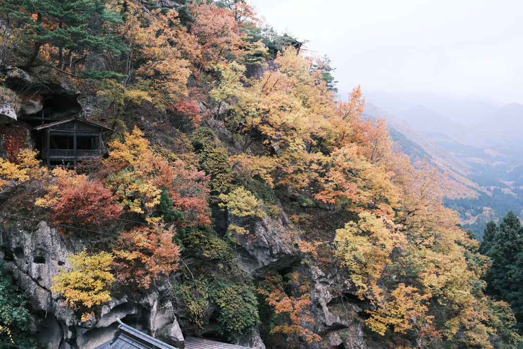 山寺紅葉