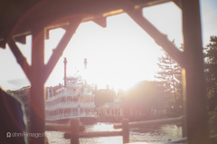 Disneyland Riverboat Sunset