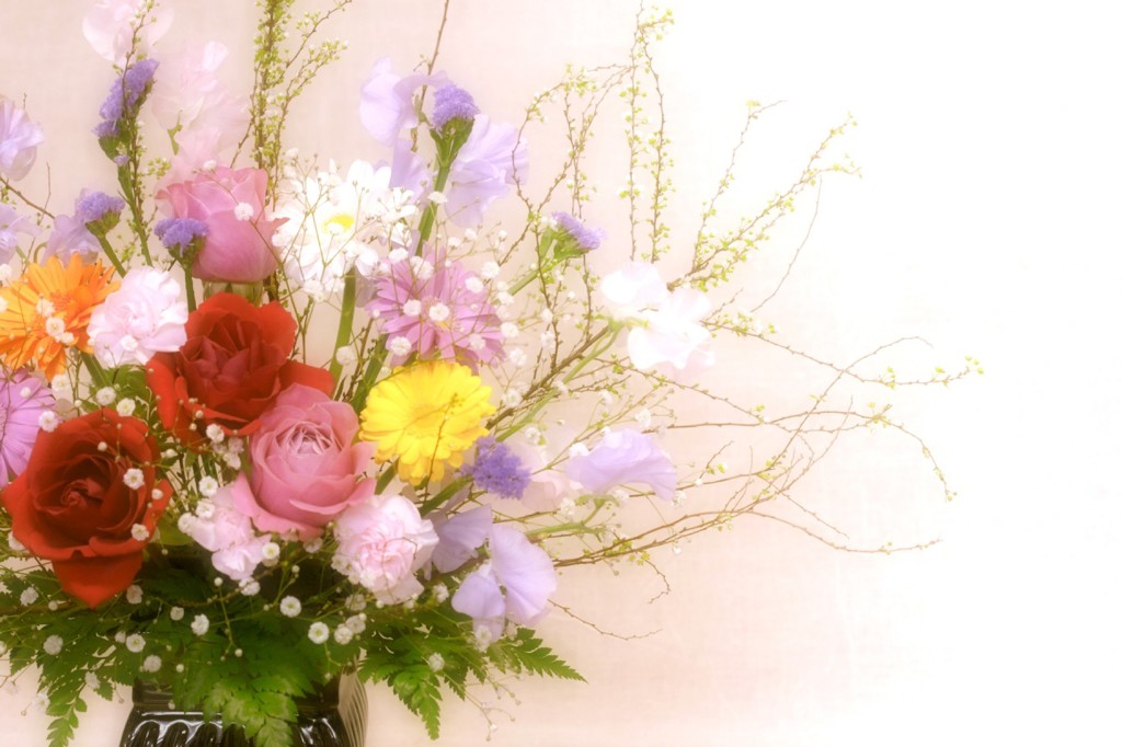 My ｗife's flower arrangement　　～春の予感～
