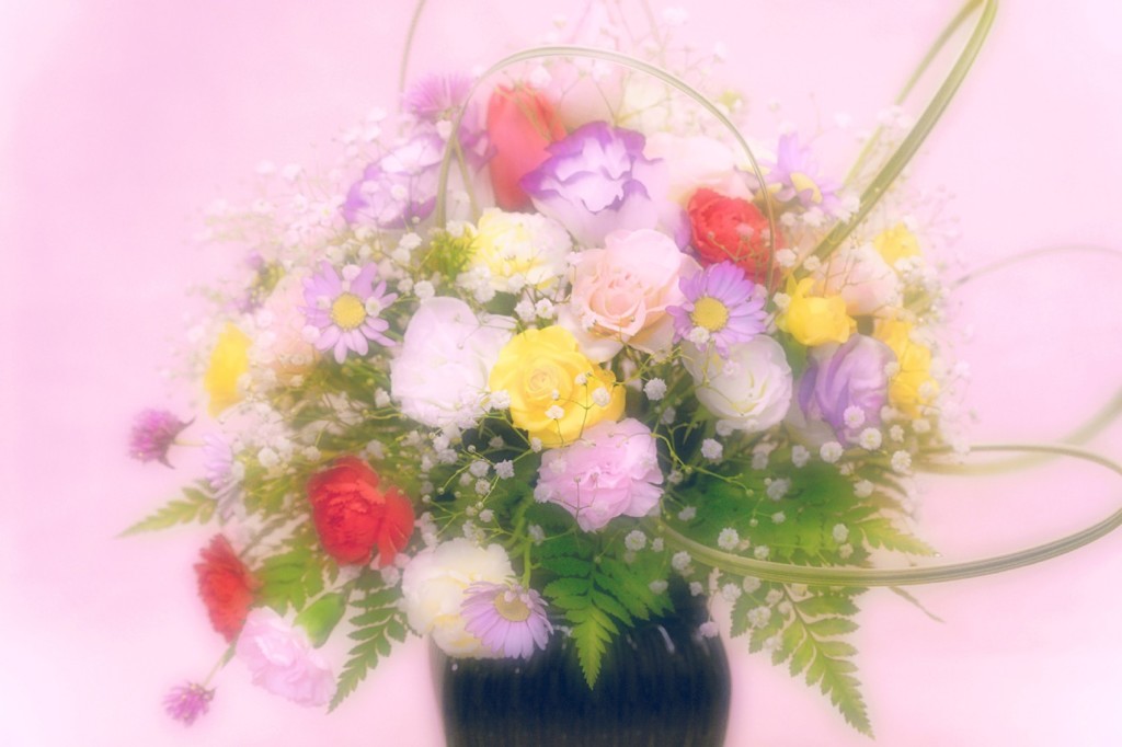 My ｗife's flower arrangement