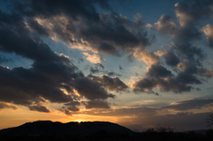 師走の夕暮れ