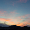 凍てつく夕景