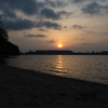 十神山なぎさ公園の夕景