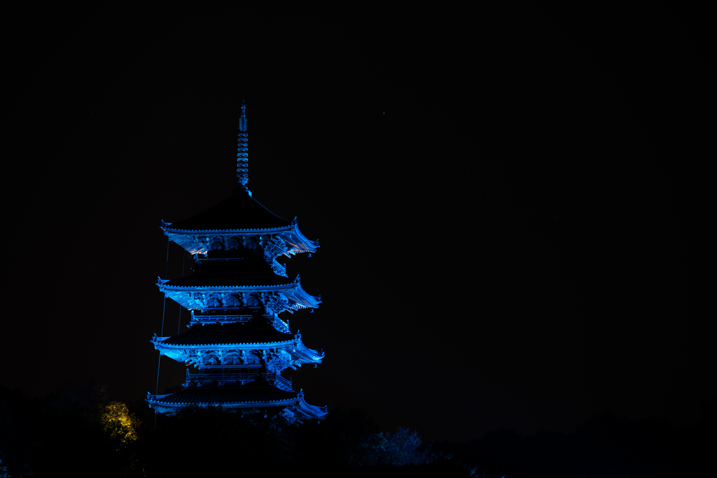 五重塔の夜景 壱