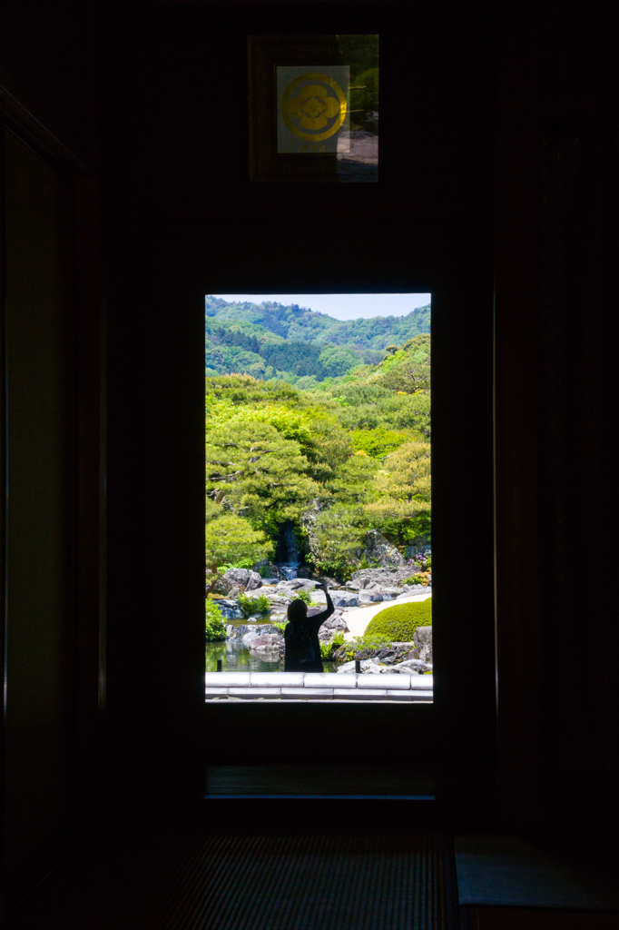 足立美術館・生の掛軸