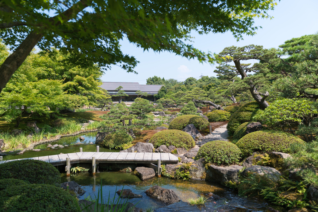 由志園の庭園