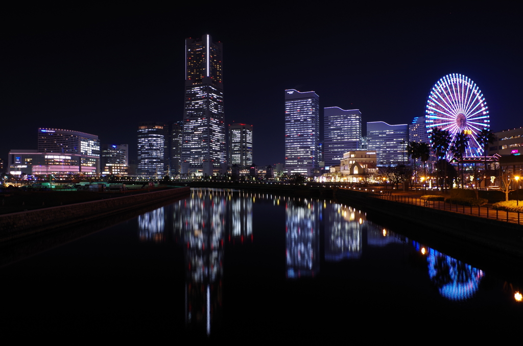 横浜夜景　　移り変わりの記録