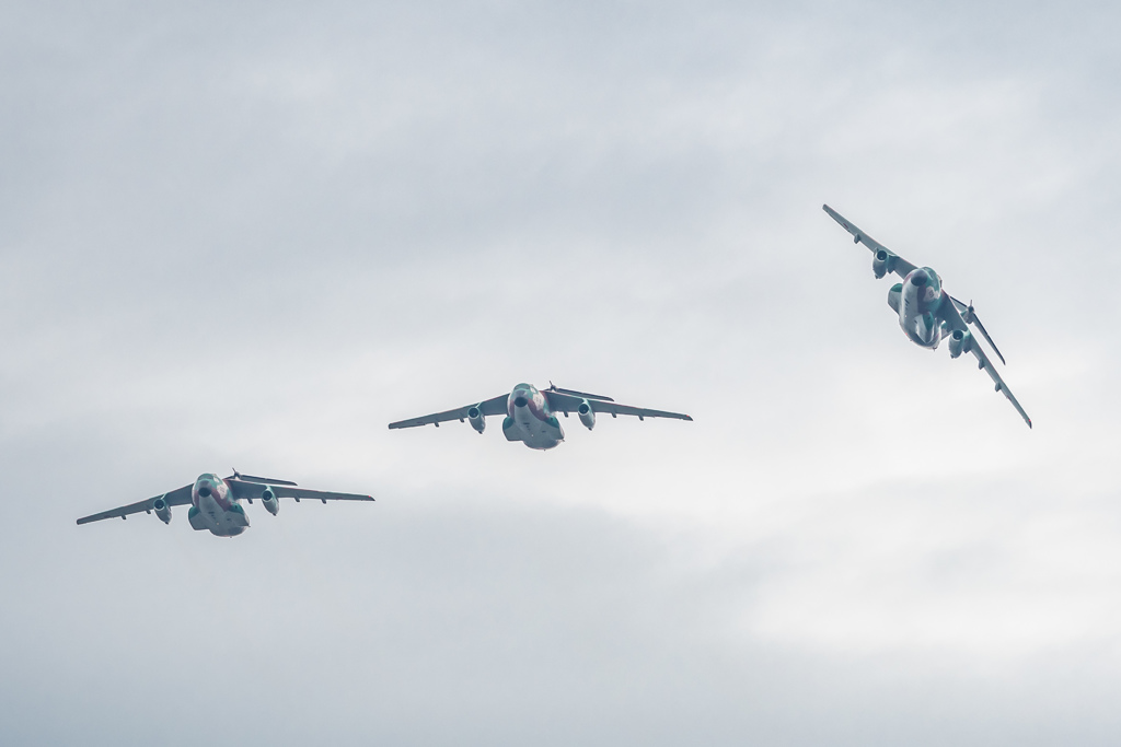 入間基地航空祭事前訓練（C-1機動飛行）