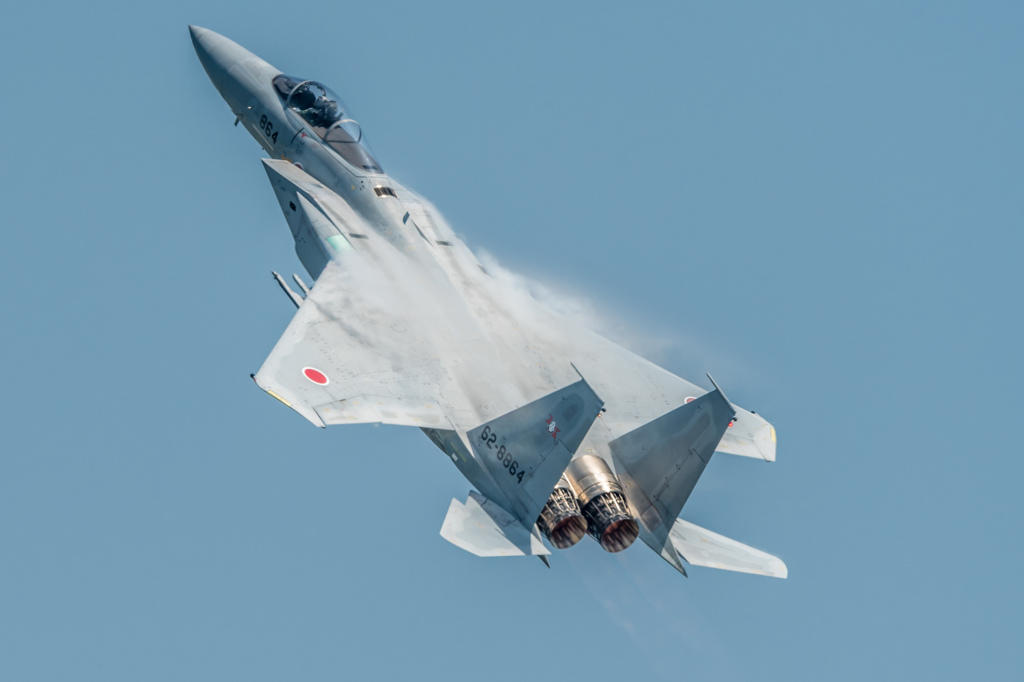 千歳基地航空祭　F-15機動飛行