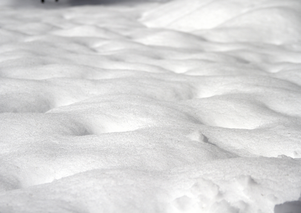 雪　深く