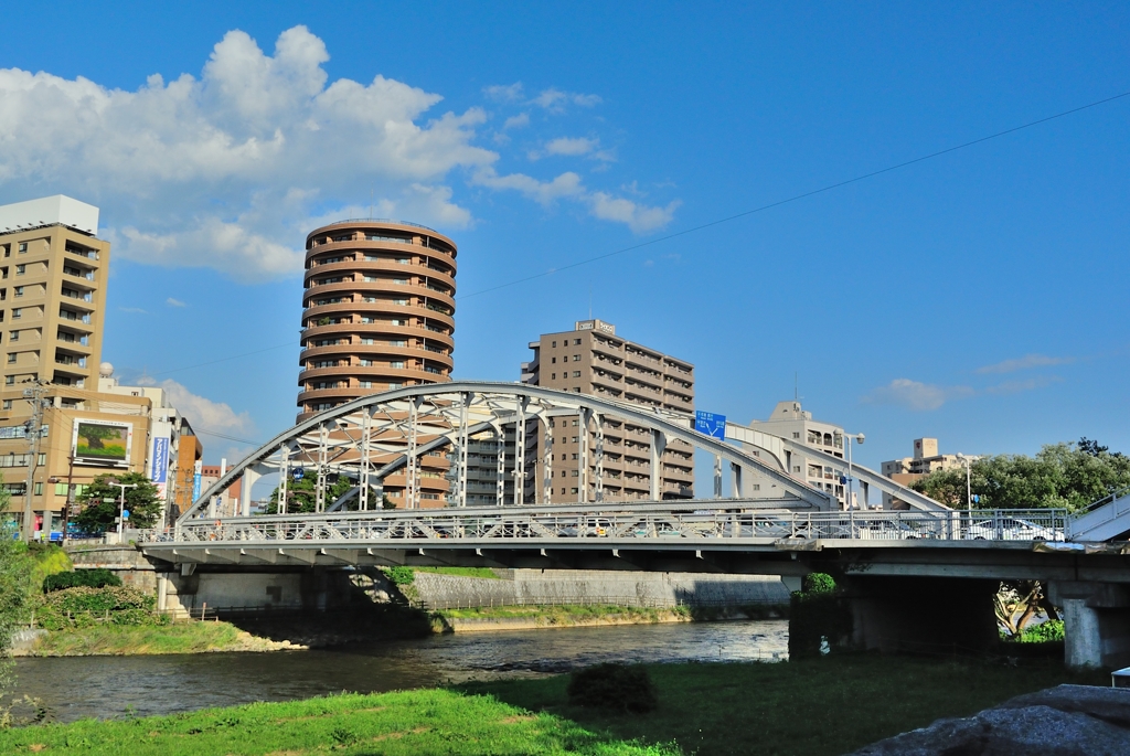 13年8月 岩手県盛岡市 開運橋 By Short F Id 写真共有サイト Photohito