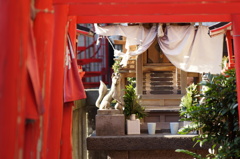 鳥居の先