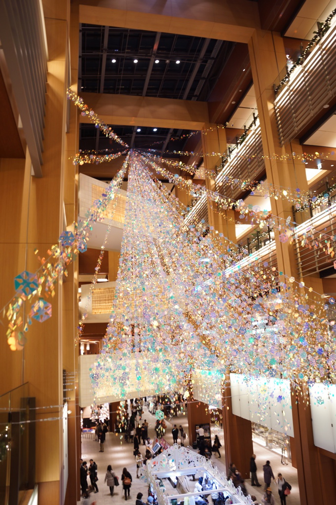 ミッドタウンのクリスマス飾り