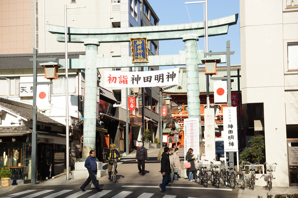 元旦前の神田明神